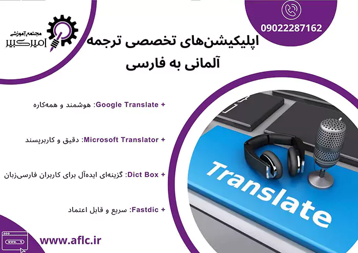 اپلیکیشن‌های تخصصی ترجمه آلمانی به فارسی