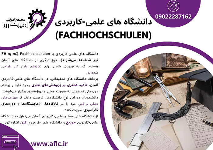 دانشگاه های علمی-کاربردی (Fachhochschulen)