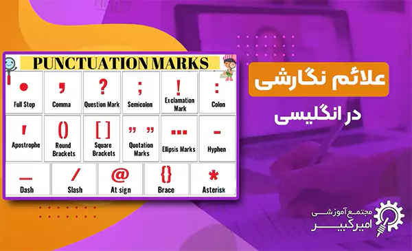 علائم نگارشی در نوشتار انگلیسی