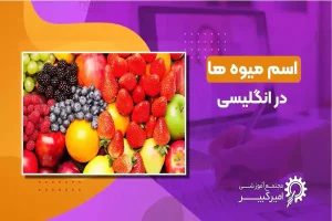 اسامی میوه ها به انگلیسی