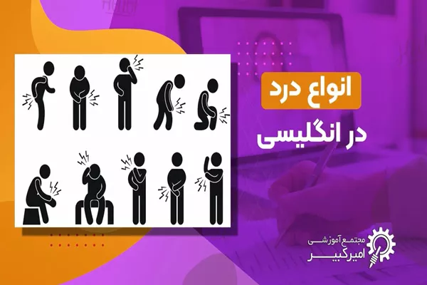 انواع درد در انگلیسی