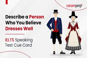 Describe a person who you believe dresses welll. Describe a person who you believe dresses well.