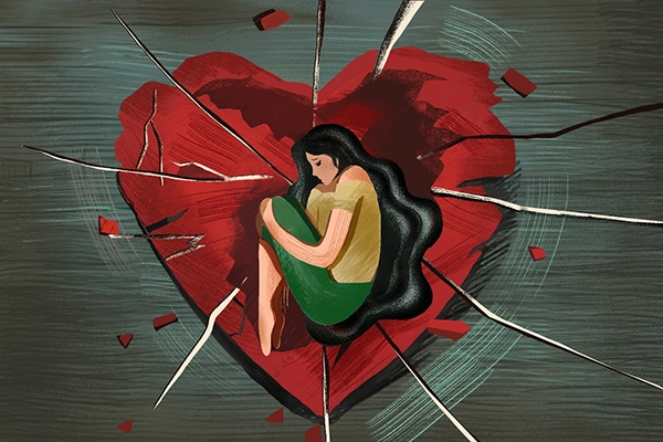 قلب شکسته چه اثری روی بدن میگذارد